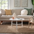 thumbnail image 5 of Gap Home Mid-Century Modern Simple 3 Leg Round Coffee Table, White, 5 of 17