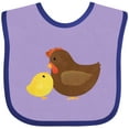 thumbnail image 3 of Inktastic Hen and Chick Farm Animals Boys or Girls Baby Bib, 3 of 4