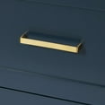 thumbnail image 2 of ARIEL Hamlet 43 Inch Single Sink Bathroom Vanity in Midnight Blue, 1.5" Edge Quartz Top, Solid Wood, Left Rectangular Sink, 2 Soft-Closing Doors & 2 Full Extension Drawers, Toe Kick, 2 of 9