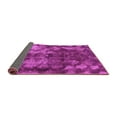 thumbnail image 2 of Ahgly Company Indoor Round Abstract Pink Modern Area Rugs, 3' Round, 2 of 4