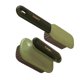 thumbnail image 1 of 2Pcs Shoe And Laundry Cleaning Brushes Set Stain Removal Scrub Tool For Leather Fabric Suedes Household Commercial Use Purple, 1 of 4