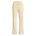 thumbnail image 5 of No Boundaries Cotton Mineral Wash Jersey Flare Pants, 31'' Inseam, Women's XXS-XXL, 5 of 5