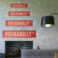 thumbnail image 2 of ROCKABILLY Vintage Plastic Street Sign Childrens Name Room Sign | Indoor/Outdoor |  24" Wide, 2 of 4