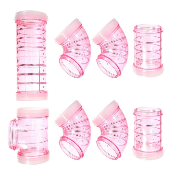 ETHZZLE Hamster Play Toy Featuring Plastic Tube for External Use in Rat Cages