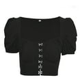 thumbnail image 1 of Pompotops Hauts pour Femmes Sans Manches à Imprimé Gilet Aguichant Camisole Courte, 1 of 9