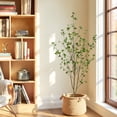 thumbnail image 5 of Nafresh 5ft Minimalist Faux Citrus Tree, 60" Realistic Artificial Citrus Tree with Lifelike Leaves and Trunks for Home Office Living Room Bedroom Porch Indoor & Outdoor Decor, 5 of 7