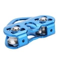 thumbnail image 3 of 30KN Dual Pulley Zip Line Rescue Cable Trolley Outdoor Rock Climbing Equipment, 3 of 7