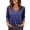 Navy, variant on Kezqiaxn 3/4 Length Sleeve Womens Tops Fall V-Neck Loose Casual Shirts Business Dressy Work Blouses Fashion Clothing