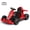 Red, variant on XJD Electric Go Kart Ride on for Kids 12V Battery Powered Pedal Toy Electric Vehicle Car Racing Drift Car Gift for Boys Girls with Bluetooth/FM and Remote Control, White