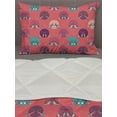 thumbnail image 3 of Fashion Comforter & Sham Bedding Set, Feminine Design of High Heel Sandal Pairs in Circles, 3 pcs Duvet Set Microfiber Filling Quilt, 5 Sizes, Coral Multicolor, by Ambesonne, 3 of 4
