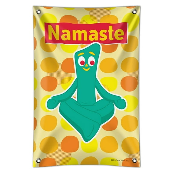 Namaste Gumby - Yoga Meditation Home Business Office Sign