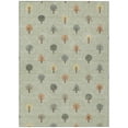 thumbnail image 2 of Addison Rugs Chantille Indoor/Outdoor Transitional Geometric Celery Machine Washable Rectangle Rug, 8' x 10', 2 of 8