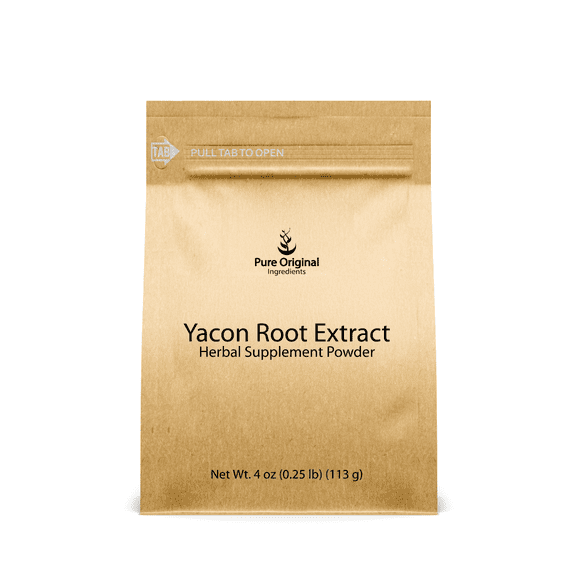 PURE ORIGINAL INGREDIENTS Yacon Root Extract 4 oz Always Pure, No Fillers or Additives, Herbal Supplement Powder