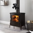 thumbnail image 2 of Fireplace Fan Stove Fan 4 Blades Heat Powered Stove Fan for Wood Log Burner Fireplace Magnetic Upright Fireplace Fan, 2 of 6