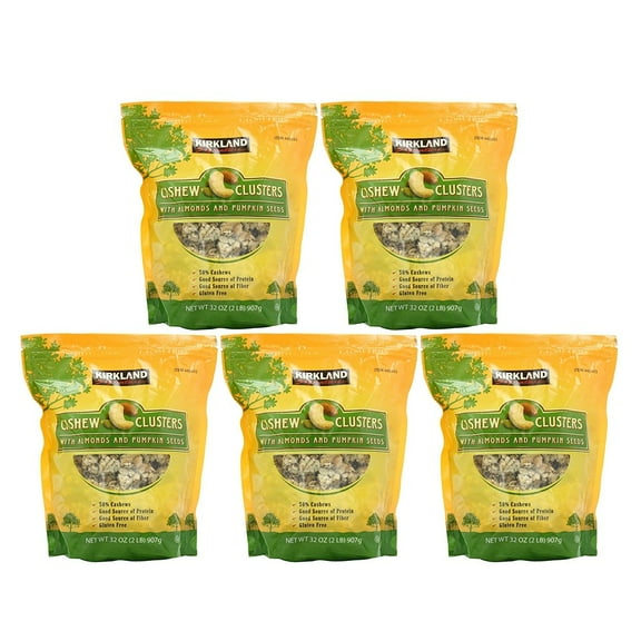 Cashew Clusters, 2 lbs 5 pack