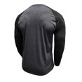 thumbnail image 3 of Tisuna Mens Fall T-Shirts Lightweight Crew Neck Tops Men Color Blocking Shirts For Daily Wear Size L, 3 of 5