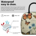 thumbnail image 3 of Obrewu Pioneer Flower and Butterfly Lunch Bag for Adult, Insulated, Leakproof, Oxford Cloth, 3 of 7