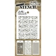 thumbnail image 2 of Tim Holtz Mini Ensemble de Pochoirs Superposés 3/Pkg-Ensemble 17, 2 of 2