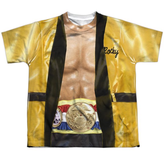 Rocky - Yellow Robe - Youth Short Sleeve Shirt - Medium