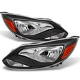 thumbnail image 2 of AKKON - For 2012-2014 Ford Focus Left Driver + Right Passenger Black Replacement Headlights Front Lamps Assembly, 2 of 7