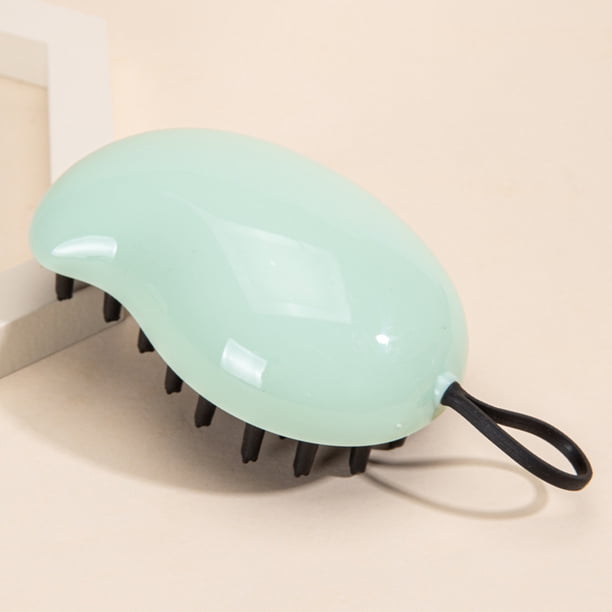 Cepillo de champú para masaje del cuero cabelludo Cepillo de ducha de mano ergonómico para mujeres y niños