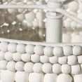 thumbnail image 4 of Jamie Young Co Strand Wood Beaded Pendant White, 4 of 5