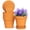 Terracotta, variant on 7 Inch Thick Plastic Plant Pots with Drainage Holes and Trays – 6 Pack Nursery Pots for Indoor & Outdoor House Plants, Seedling Starter Planters for Garden Flowers, Colorful