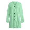 thumbnail image 5 of LOVZFMLL Women's Cardigan Open Front Long Sleeve Lightweight Button Down Cover-Up Layering for Spring & Fall Casual Wear, 5 of 7