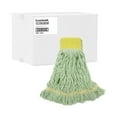 thumbnail image 3 of Boardwalk EcoMop Looped-End Mop Head Recycled Fibers Large Size Green 12/Carton 1200LCT, 3 of 9