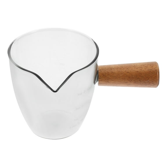 TAILTOSS Espresso Cup with Wood Handle for Courtyard 1Pack
