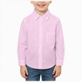 thumbnail image 3 of WXFAZCVU Boys Long Sleeves Button Down Shirt Kids Versatile Formal Clothes School Wear Size 2-3 Years, 3 of 4