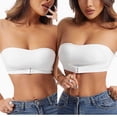 thumbnail image 5 of Hilenly Strapless Bras for Women Wireless Bandeau Bra Non Slip Push Up Tube Top Seamless Bras Comfortable Padded Bralette, 5 of 7