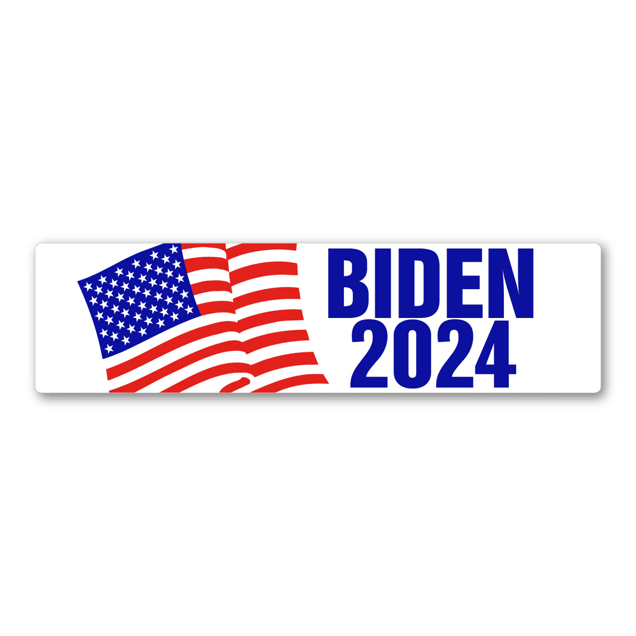 Joe Biden 2025 Bumper Sticker, United States Flag Biden 2025