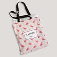 thumbnail image 2 of Bolsa de Lona Reutilizable ABPHQTO Flamingo Rosa Beige 36x41 cm, 2 of 2