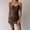 Coffee, variant on Women's Sexy Off Shoulder PU Faux Leather Bodycon Corset Tube Dress Vintage Strapless Ruched Mini Party Club Dresses