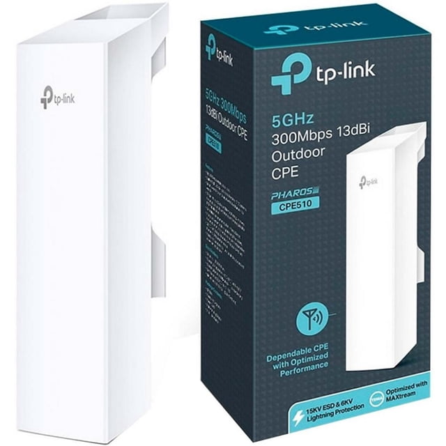 Access Point para Exteriores Pharos MAXtream, Inalámbrico, 300Mbit/s, 5GHz, 1 Antena de 13dBi TP-Link CPE510