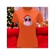 thumbnail image 1 of Playera Blusa Con Estampado De Santa Fashion Con Lentes Y Chicle Ropa De Mujer Color Anaranjado Talla Chica Marca Emil SaEs, 1 of 4