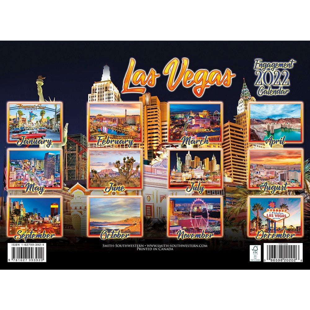 Las Vegas 2022 Wall Calendar - Walmart.com