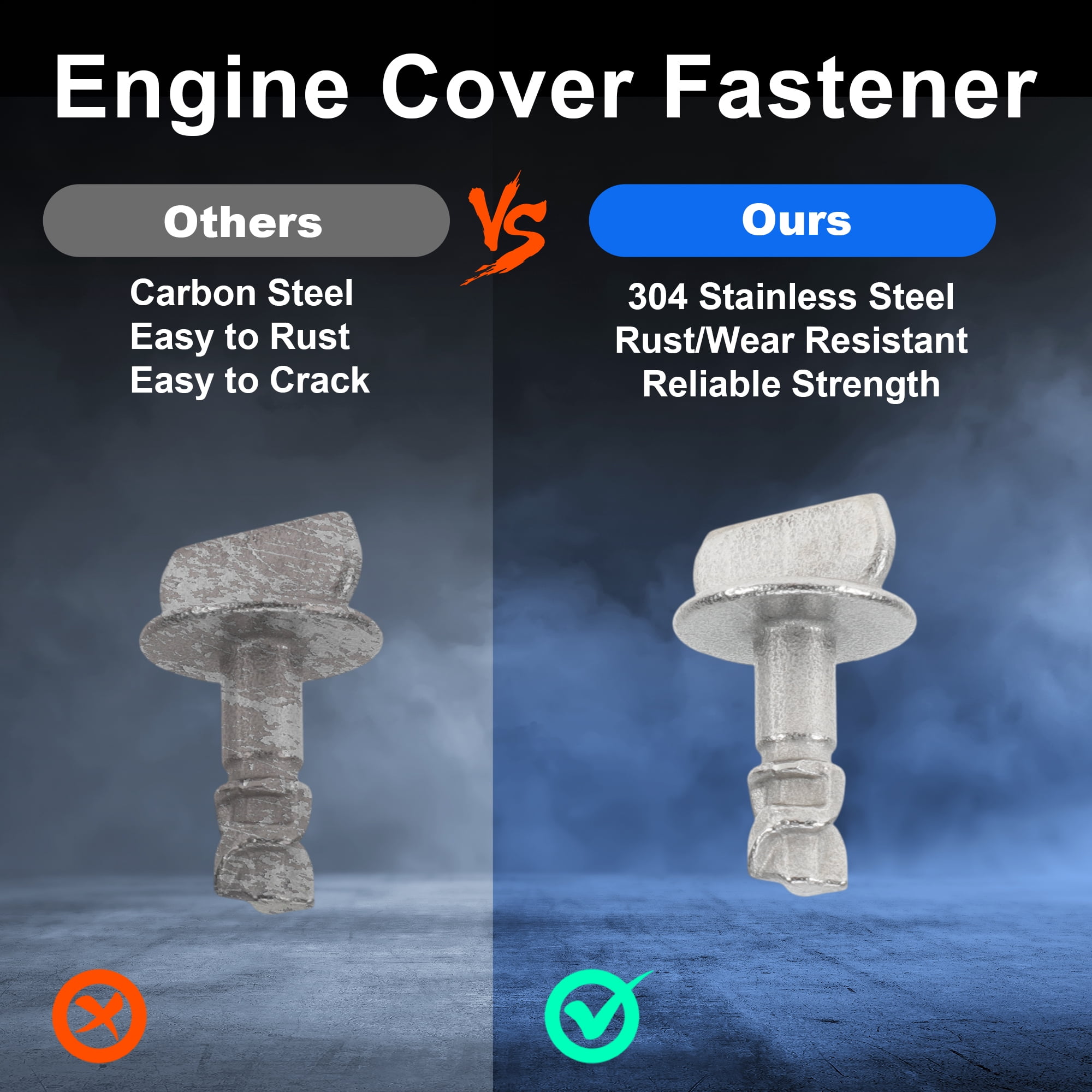 Unique Bargains Engine Cover Retainers for Ford F150 Explorer Flex Taurus