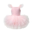 thumbnail image 5 of EnJoCho Toddler Ballet Tutu Dress Toddler Girls Cute Skater Dress Dance Tiere𝖽 Sleeveless Crotch Leotards with Tulle Skirt Ballerina Outfit, 5 of 5