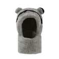 thumbnail image 2 of Sombrero de invierno de punto grueso para mujer | Gorro cálido forrado de forro polar con cobertura de orejas y rostro | Lana cortaviento, ajuste elástico y acogedor, gorra térmica suave para clima, 2 of 8