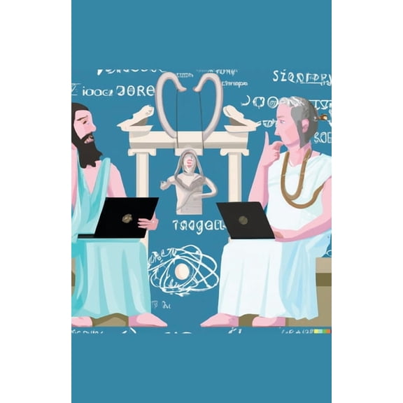 E-Book with AI Ancient Greece Philosophers, Book 1, (Paperback)