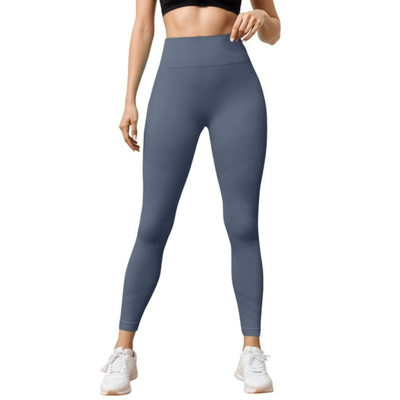 QHFBli Nylon Women's Yoga Pants Legging Women's 3D Sculpting Seamless Leggings High Waist Opaque Sport Pants For Yoga Fitness Workout Tights Maximum