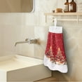 thumbnail image 3 of ZIATUBLE Christmas Trees Hanging Hand Towels Snowflakes Towels for Kitchen Drying Quick Dry Hanging Hand Towels for Bathroom Machine Washable Kitchen Hand Towels and Washcloths, 3 of 7