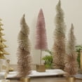 thumbnail image 2 of Northlight 12-Inch Gold Glittered Spiral Sisal Christmas Tree Tabletop Decoration, 2 of 5