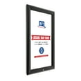 thumbnail image 3 of M&T Displays Lockable Snap Poster Frame 8.5x11 Inch Black 1.25" Aluminum Profile Front Loading Wall Mounting Photo Picture Document Certificate Sign Holder Mitered Corner Anti Glare Cover, 3 of 8