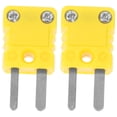 thumbnail image 1 of Conector de cable de termopar tipo K de 2 piezas, adaptador de cable de termopar de plástico., 1 of 6