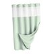 thumbnail image 3 of Cortina de ducha, accesorio versátil para baño, forro de hotel, lavable. Verde claro, 3 of 8