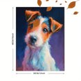 thumbnail image 3 of Jack Russell Terrier Pastel Canvas Print Wall Art for Living Room Bedroom Entryway Cafe Decor, 3 of 8