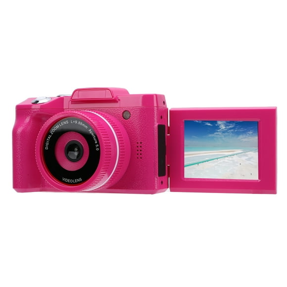 Cámara Digital de 16MP HD, IMAGENES TRANSPARENTES 16X LOS EJES MÚLTIPLES ZOOM EVITAN LA CAMARA DIGITAL DE BATIDO PARA VLOGGING